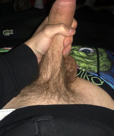 Big cut cock with pubes