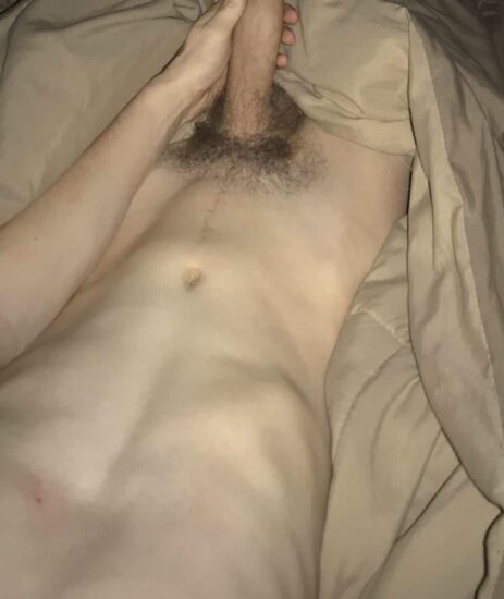 Hung nude boy in bed