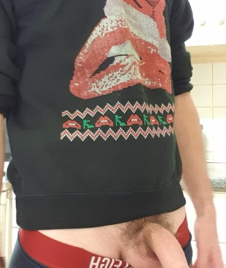 Sexy cock out of undies