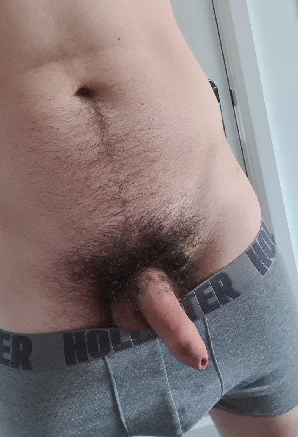 Soft hairy dick pic